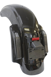 HogLights Australia Indicators - 3-1 (Run, Brake & Indicators) CVO™ Style Rear Fender Gloss Black Smoke with Amber - Touring 14+